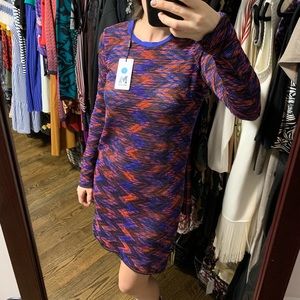 M Missoni Long Sleeve Dress